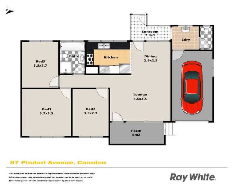 Floorplan of Homely house listing, 97 Pindari Avenue, Camden NSW 2570