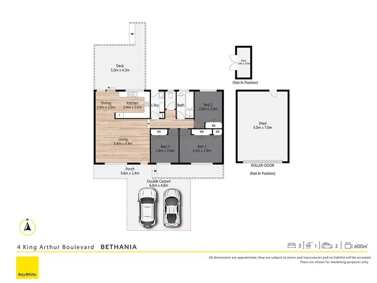 Floorplan of Homely house listing, 4 King Arthur Boulevard, Bethania QLD 4205