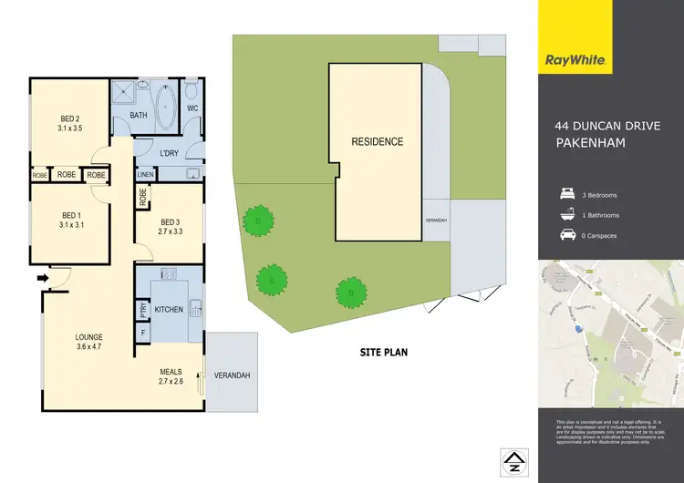 Floorplan of Homely house listing, 44 Duncan Drive, Pakenham VIC 3810