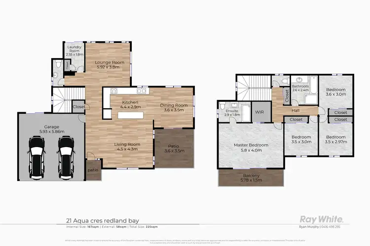 Floorplan of Homely house listing, 21 Aqua Crescent, Redland Bay QLD 4165