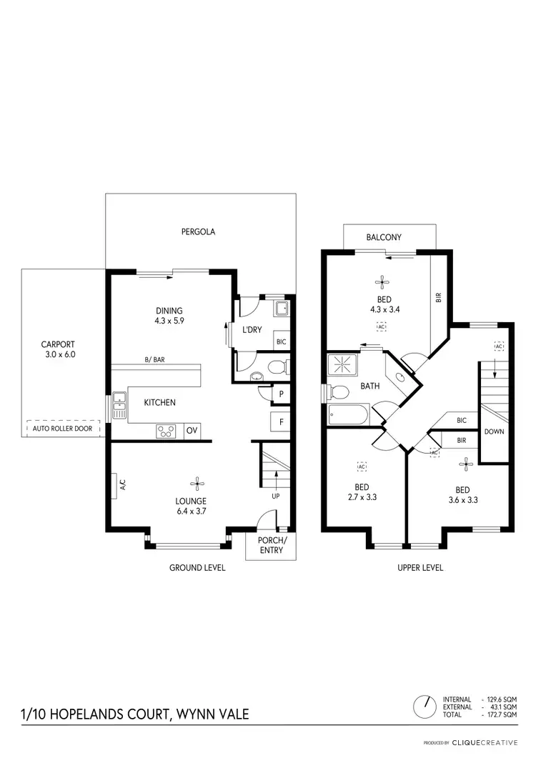 Floorplan of Homely house listing, 1/10 Hopelands Court, Wynn Vale SA 5127