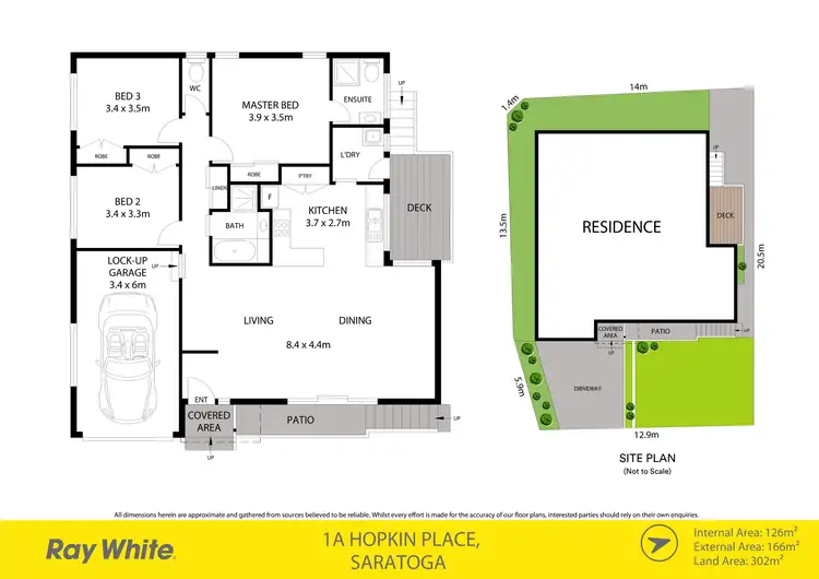 Floorplan of Homely house listing, 1a Hopkin Place, Saratoga NSW 2251