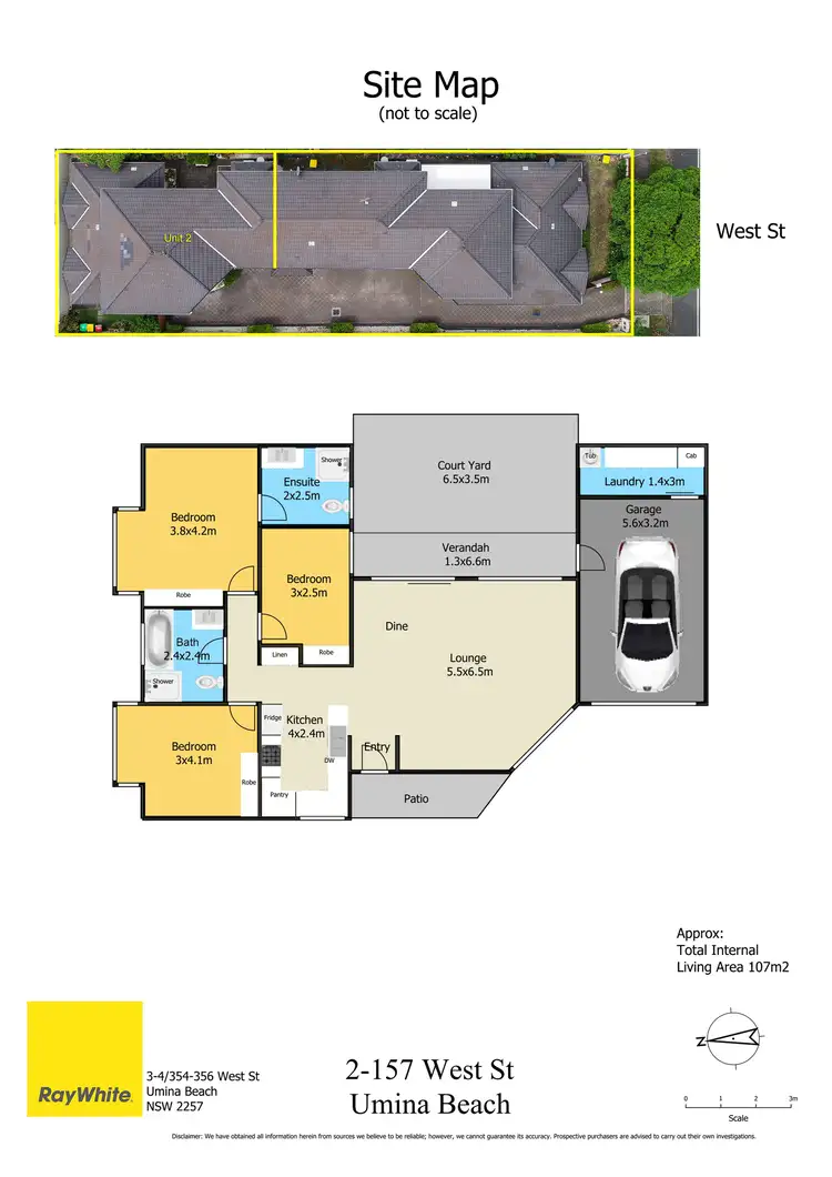 Floorplan of Homely villa listing, 2/157 West Street, Umina Beach NSW 2257