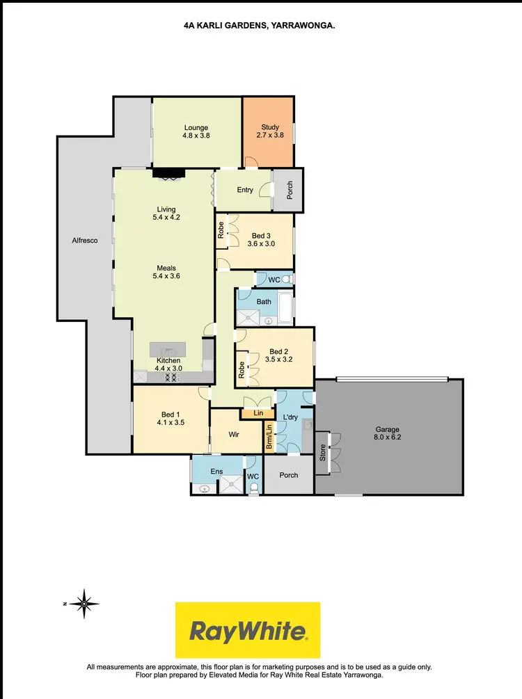 Floorplan of Homely house listing, 4A Karli Gardens, Yarrawonga VIC 3730