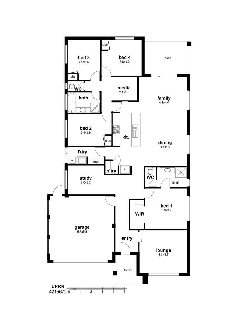 Floorplan of Homely house listing, Address available on request