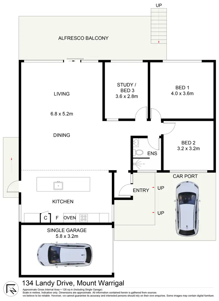 Floorplan of Homely house listing, 134 Landy Drive, Mount Warrigal NSW 2528