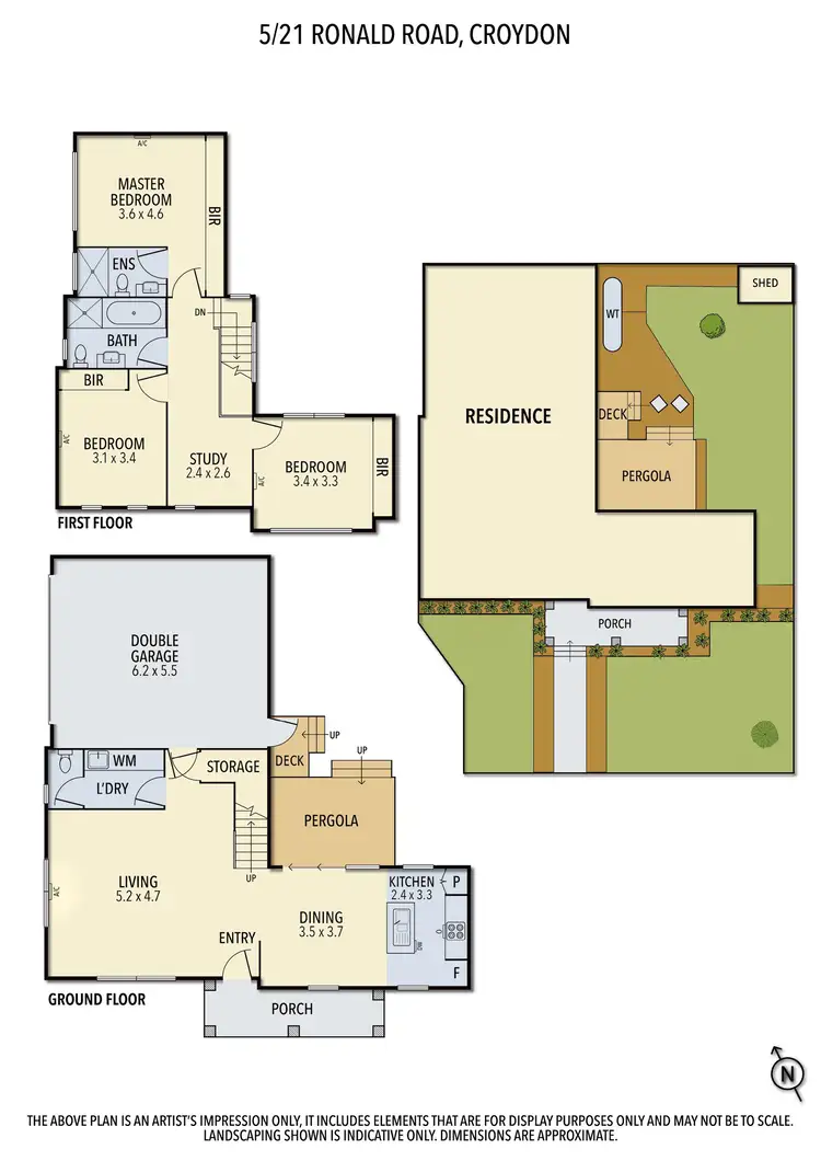 Floorplan of Homely townhouse listing, 5/21 Ronald Road, Croydon VIC 3136
