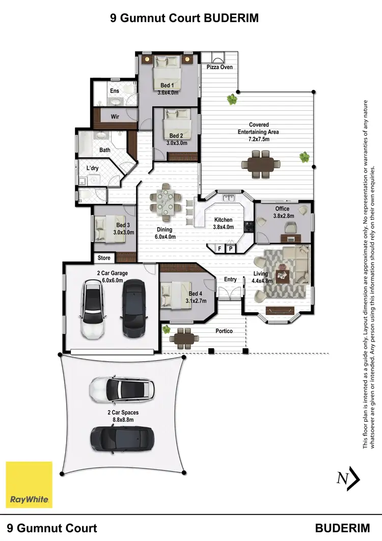 Floorplan of Homely house listing, 9 Gumnut Court, Buderim QLD 4556