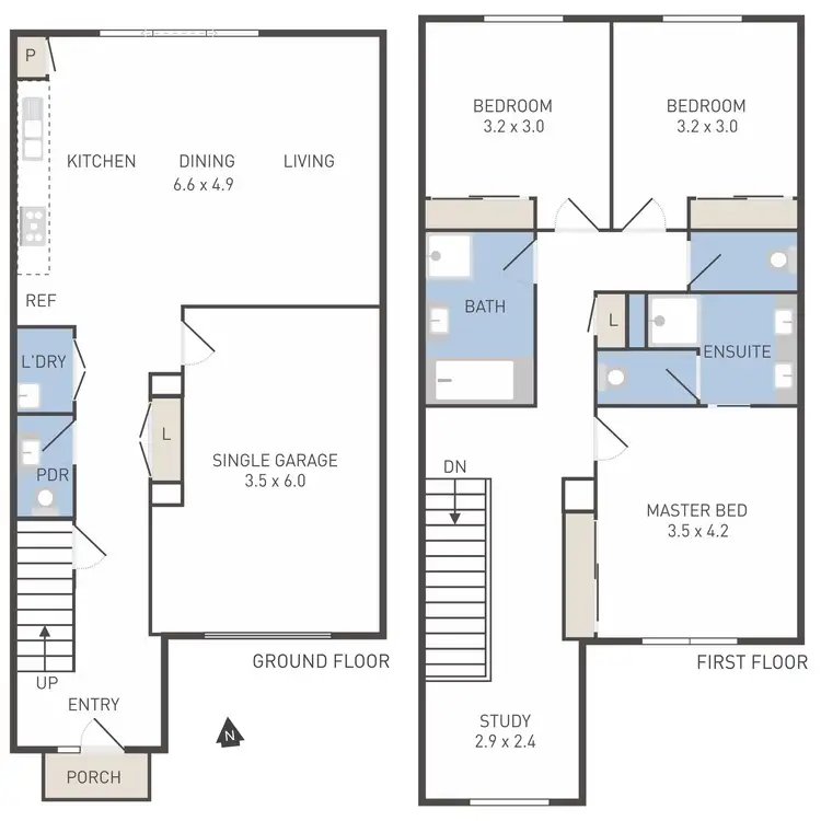 Floorplan of Homely house listing, 21 Charlwood Promenade, Werribee VIC 3030