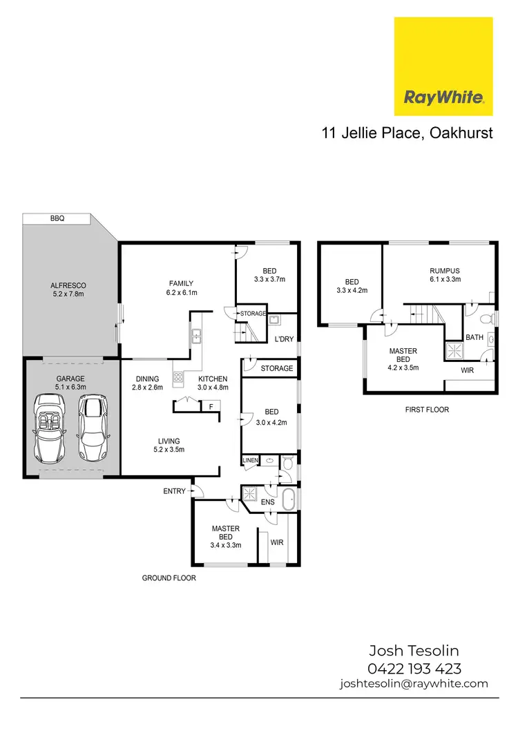 Floorplan of Homely house listing, 11 Jellie Place, Oakhurst NSW 2761