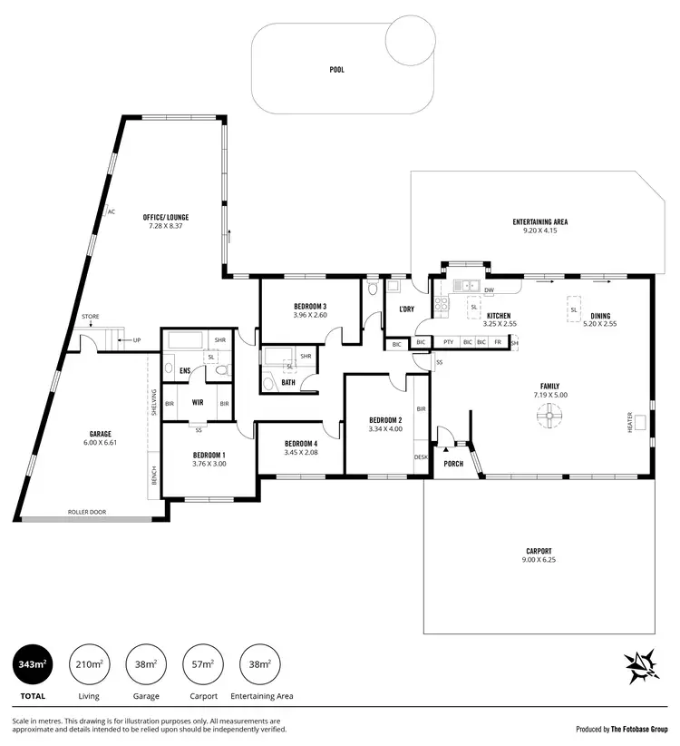 Floorplan of Homely house listing, 1 Broadmeadow Drive, Flagstaff Hill SA 5159