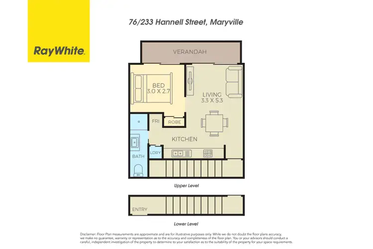 Floorplan of Homely unit listing, 76/233 Hannell Street, Maryville NSW 2293