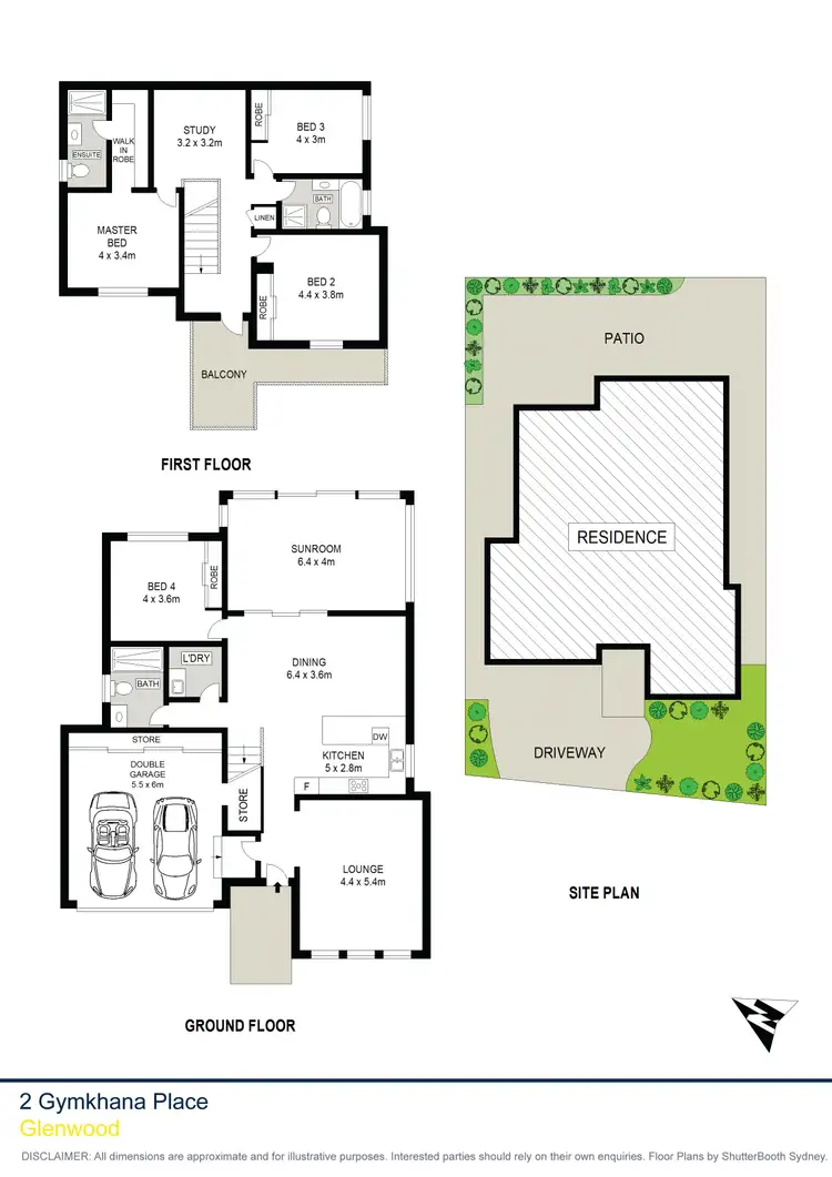 Floorplan of Homely house listing, 2 Gymkhana Place, Glenwood NSW 2768