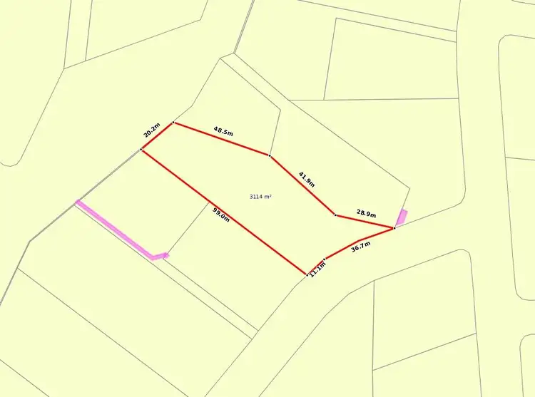 Floorplan of Homely land listing, 14 Straits Outlook, Craignish QLD 4655
