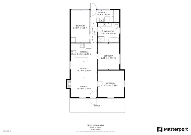 Floorplan of Homely house listing, 7 Railway Avenue, Nyah West VIC 3595