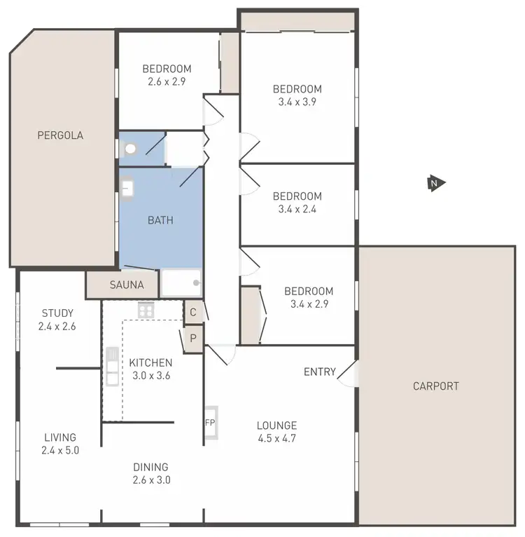 Floorplan of Homely house listing, 164 Shaws Road, Werribee VIC 3030