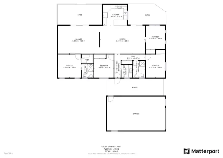 Floorplan of Homely house listing, 16 Derham Drive, Swan Hill VIC 3585