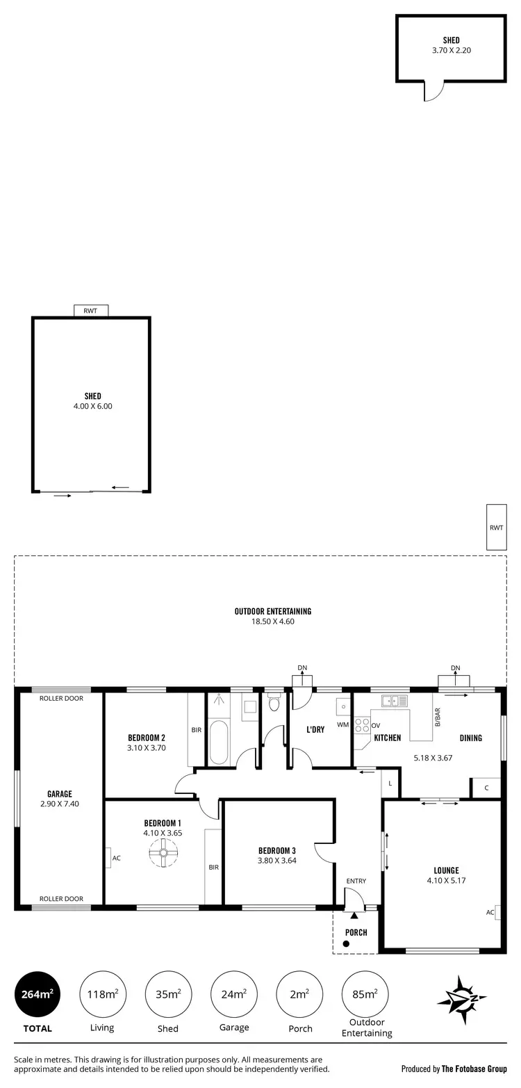 Floorplan of Homely house listing, 7 Riverside Drive, Fulham SA 5024