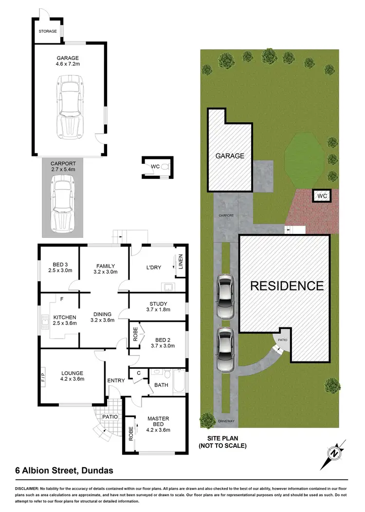 Floorplan of Homely house listing, 6 Albion Street, Dundas NSW 2117