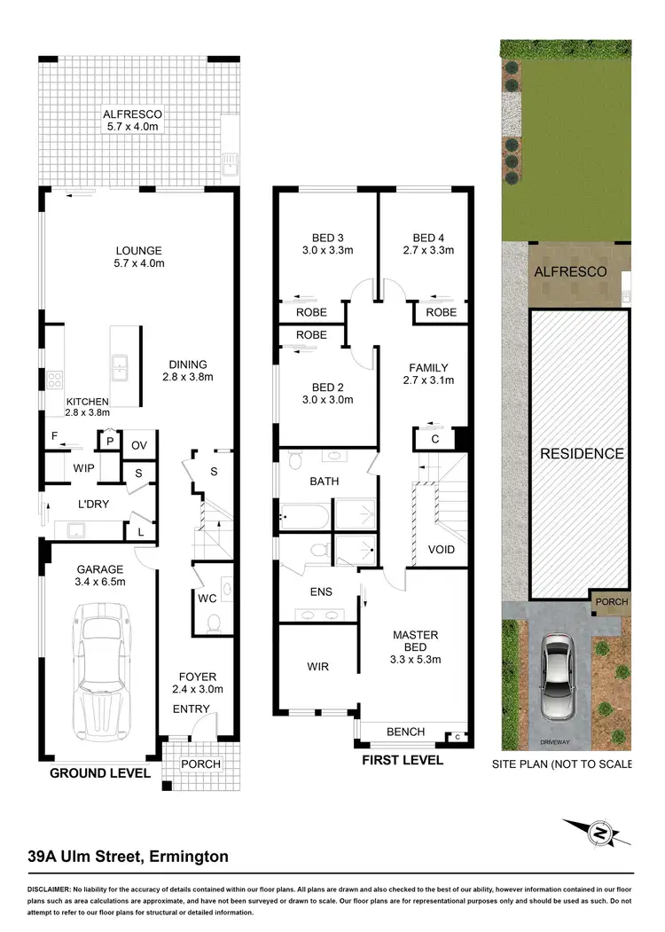 Floorplan of Homely house listing, 39A Ulm Street, Ermington NSW 2115