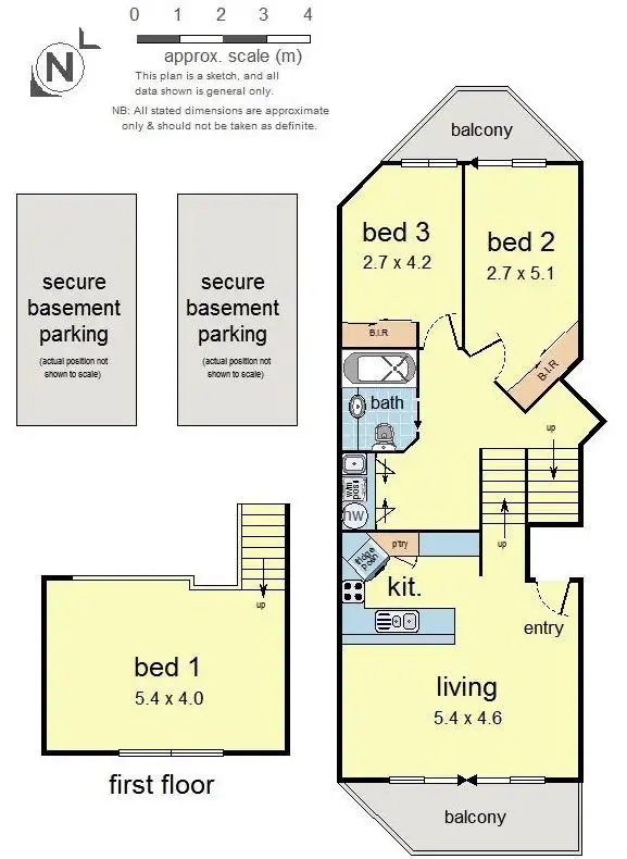 Floorplan of Homely apartment listing, 17/13-15 Hewish Road, Croydon VIC 3136