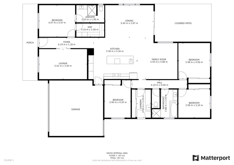 Floorplan of Homely house listing, 14 Saltbush Drive, Swan Hill VIC 3585
