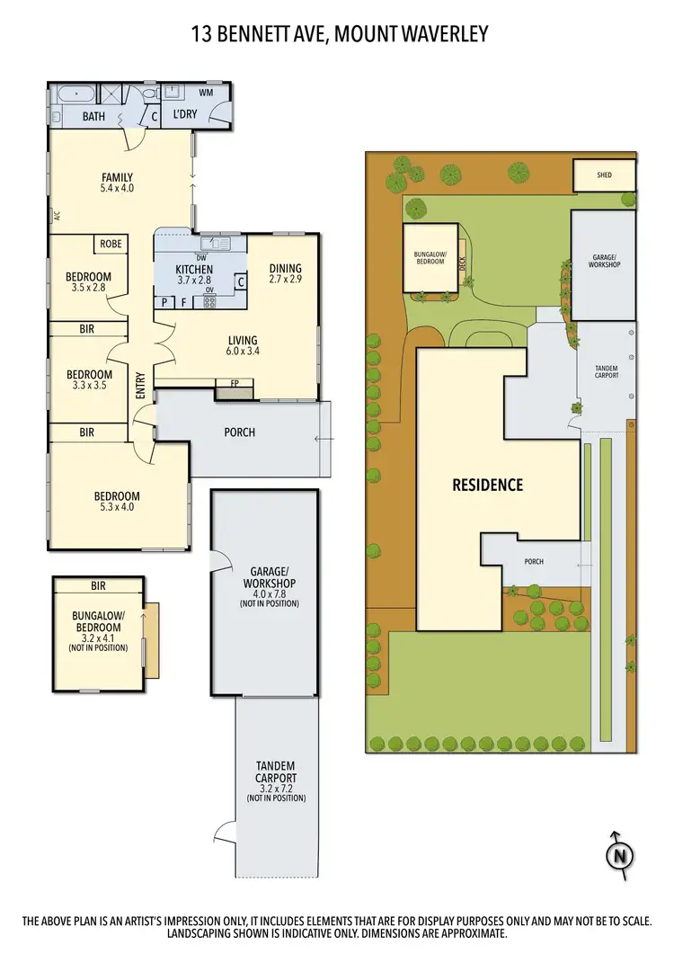 Floorplan of Homely house listing, 13 Bennett Avenue, Mount Waverley VIC 3149