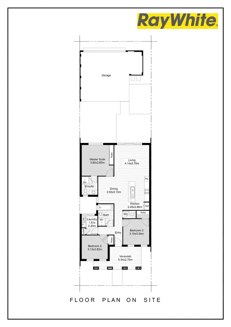 Floorplan of Homely house listing, 5 Legacy Lane, Girrawheen WA 6064