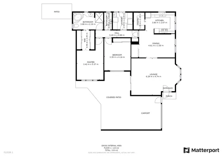 Floorplan of Homely house listing, 45 Wattie Street, Swan Hill VIC 3585