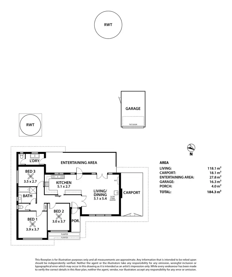 Floorplan of Homely house listing, 10 High Street, Coonalpyn SA 5265