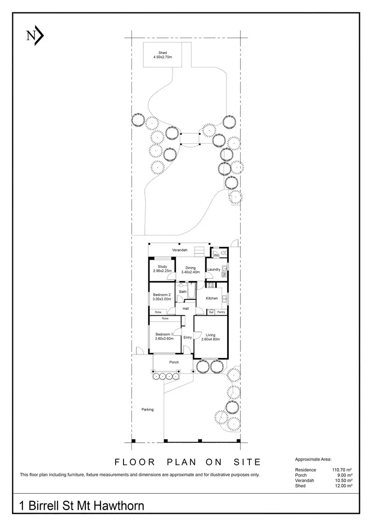 Floorplan of Homely house listing, 1 Birrell Street, Mount Hawthorn WA 6016