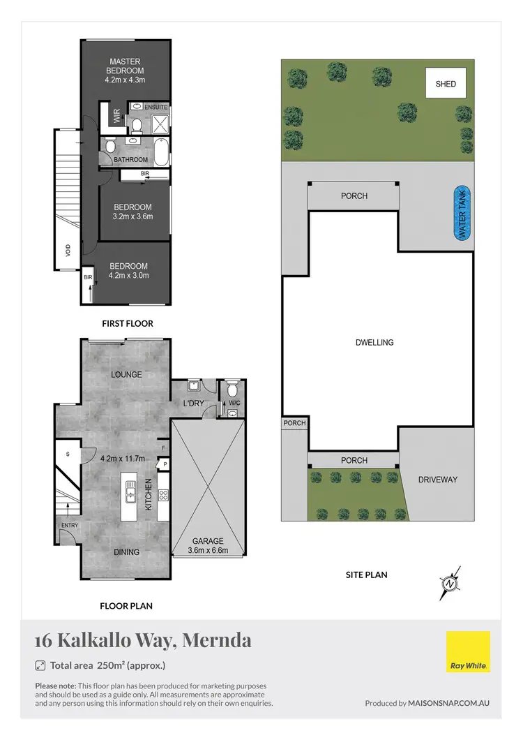 Floorplan of Homely house listing, 16 Kalkallo Way, Mernda VIC 3754