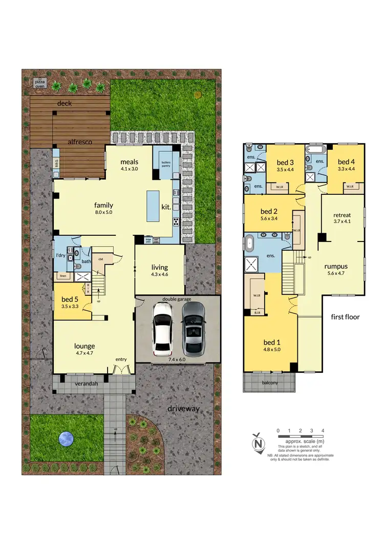 Floorplan of Homely house listing, 20 Sampson Drive, Mount Waverley VIC 3149