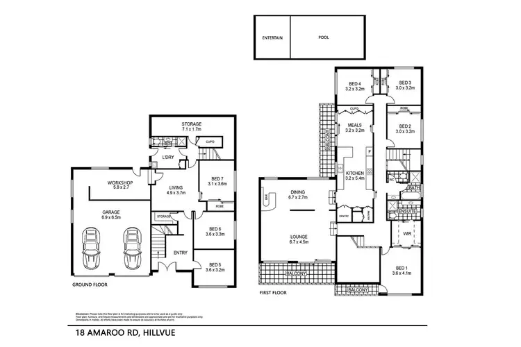 Floorplan of Homely house listing, 18 Amaroo Road, Tamworth NSW 2340