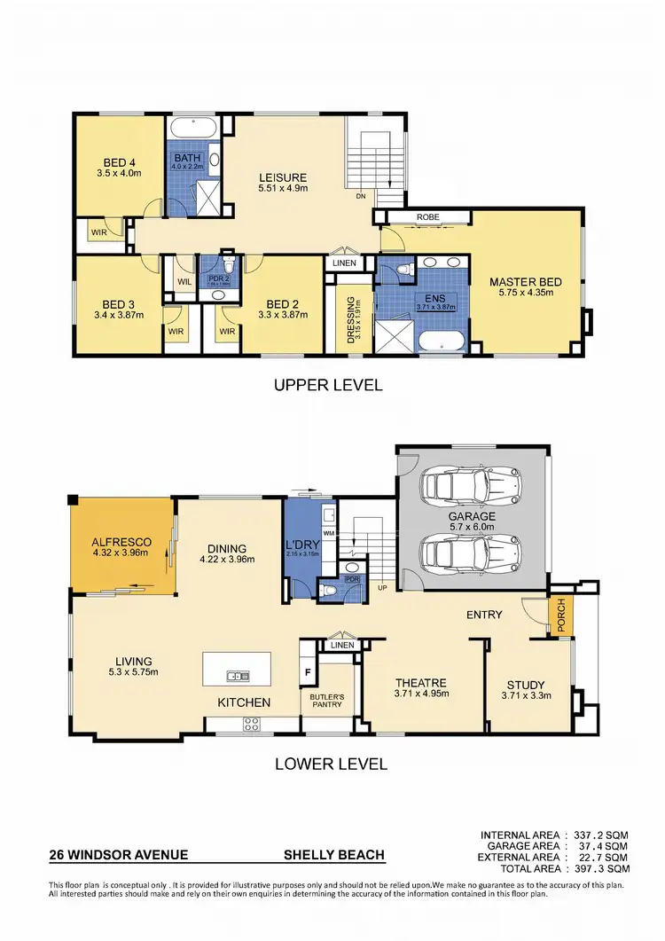 Floorplan of Homely house listing, 26 Windsor Avenue, Shelly Beach QLD 4551