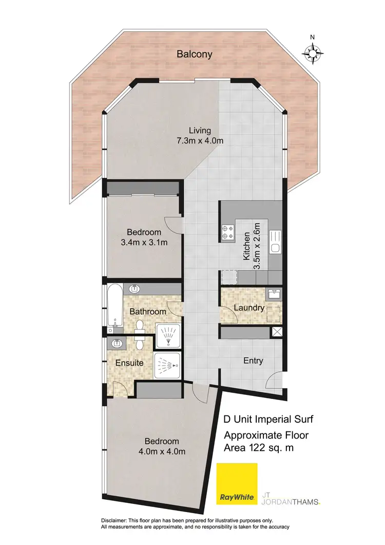 Floorplan of Homely apartment listing, 25D/80 The Esplanade, Surfers Paradise QLD 4217