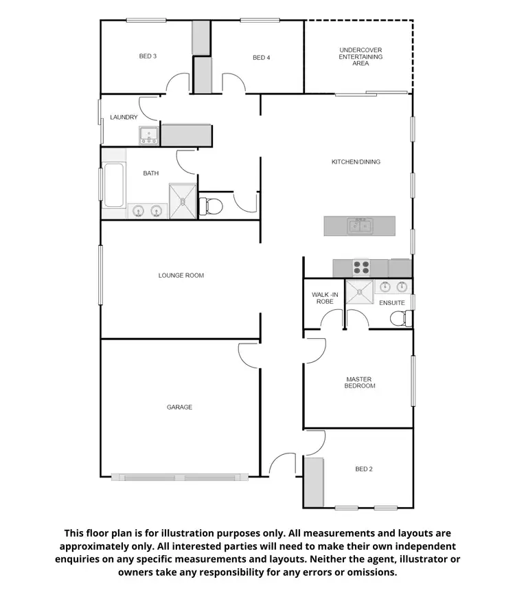 Floorplan of Homely house listing, 5 McMullen Court, Stirling North SA 5710