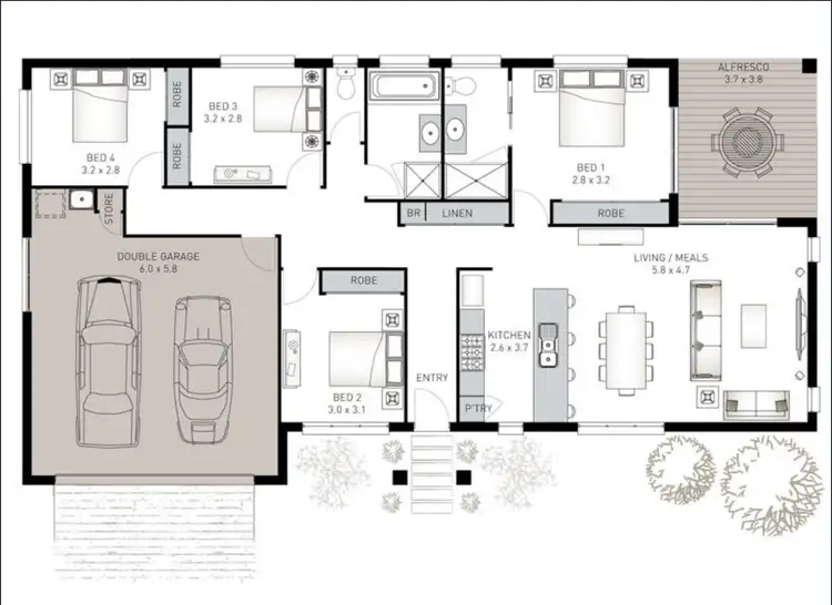 Floorplan of Homely house listing, 17 Tomaso Close, Doolandella QLD 4077