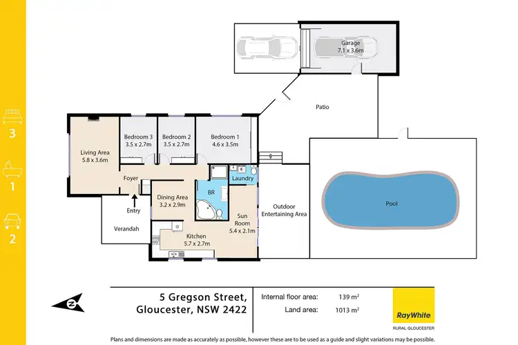 Floorplan of Homely house listing, 5 Gregson Street, Gloucester NSW 2422