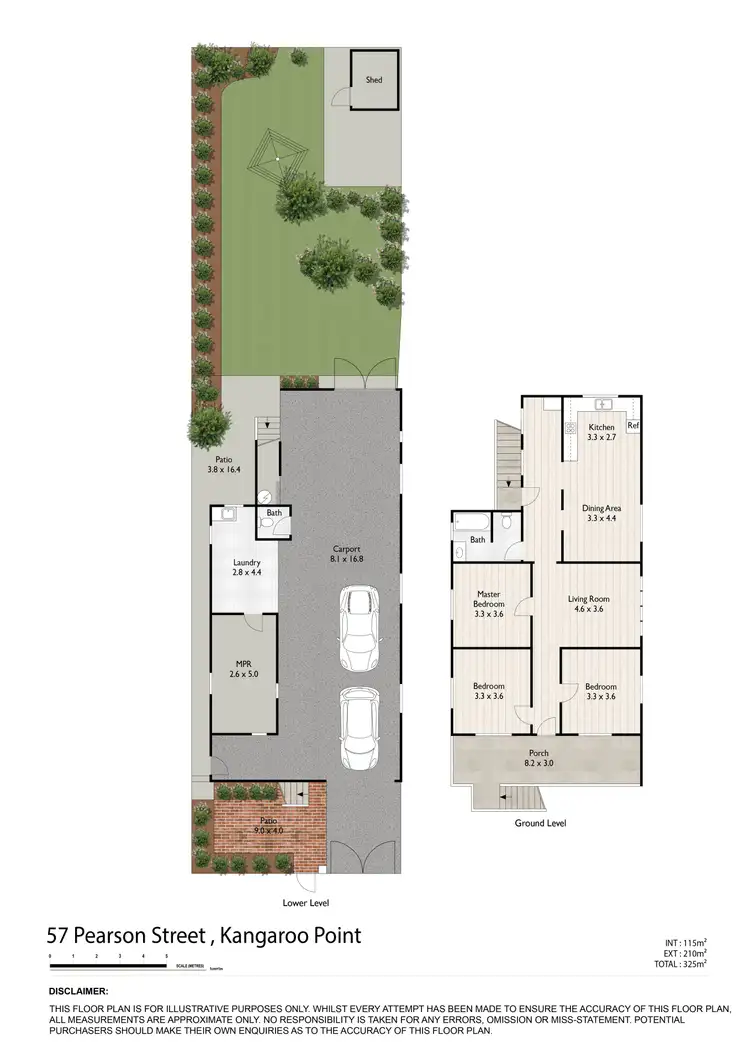 Floorplan of Homely house listing, 57 Pearson Street, Kangaroo Point QLD 4169
