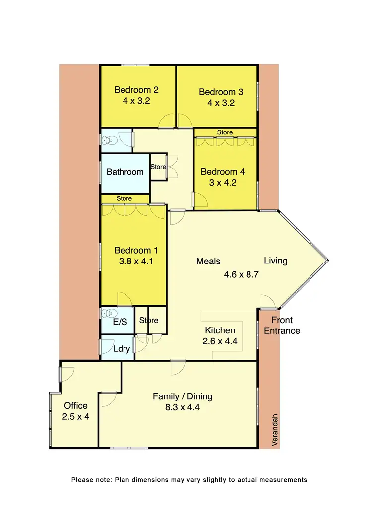 Floorplan of Homely house listing, 10 Mendhams Dam Road, Creswick VIC 3363