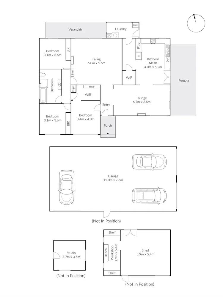 Floorplan of Homely house listing, 289 Thompson Road, Maude VIC 3331