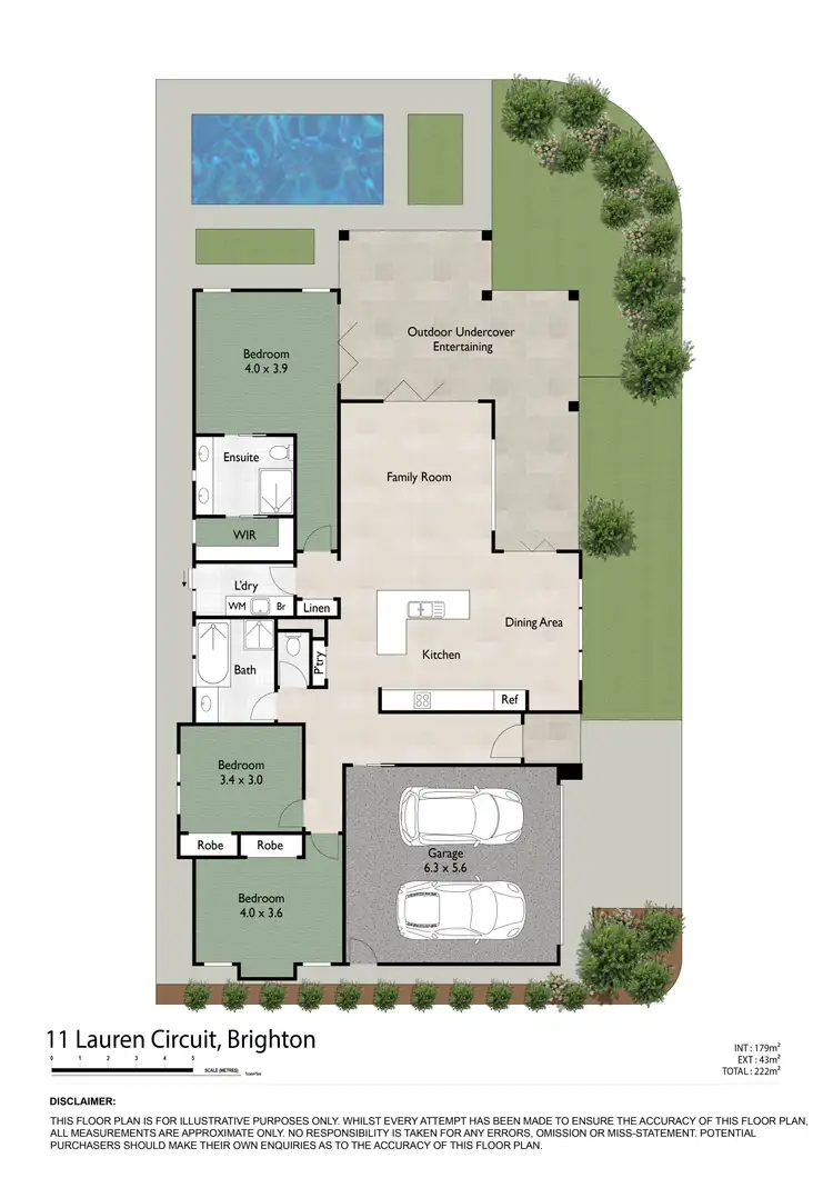 Floorplan of Homely house listing, 11 Lauren Circuit, Brighton QLD 4017
