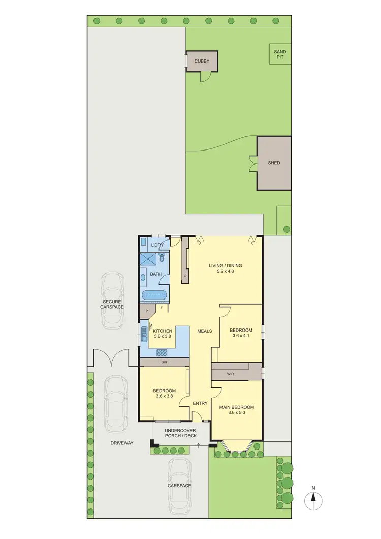 Floorplan of Homely house listing, 8 Lewis Street, Coburg North VIC 3058