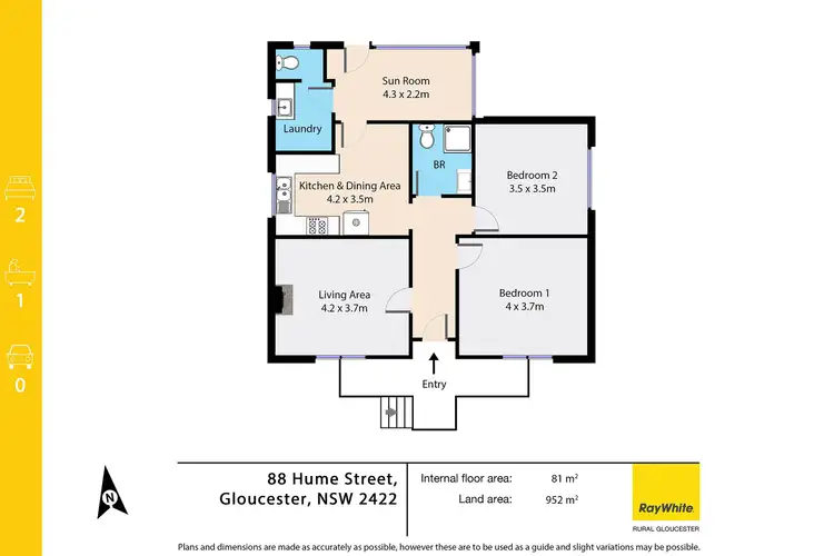 Floorplan of Homely house listing, 88 Hume Street, Gloucester NSW 2422