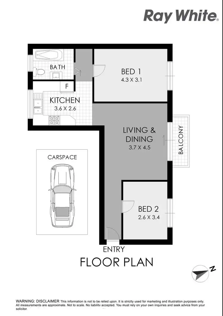 Floorplan of Homely unit listing, 6/56 Brixton Road, Berala NSW 2141