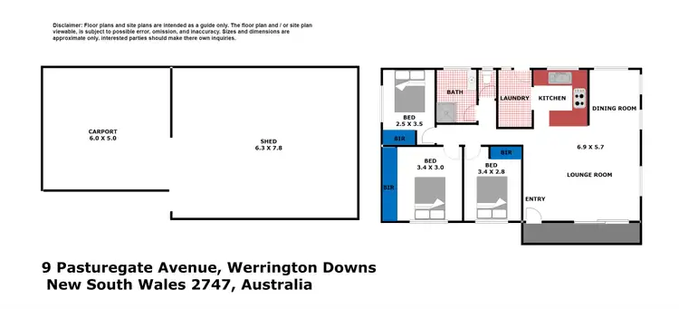Floorplan of Homely house listing, 9 Pasturegate Avenue, Werrington Downs NSW 2747