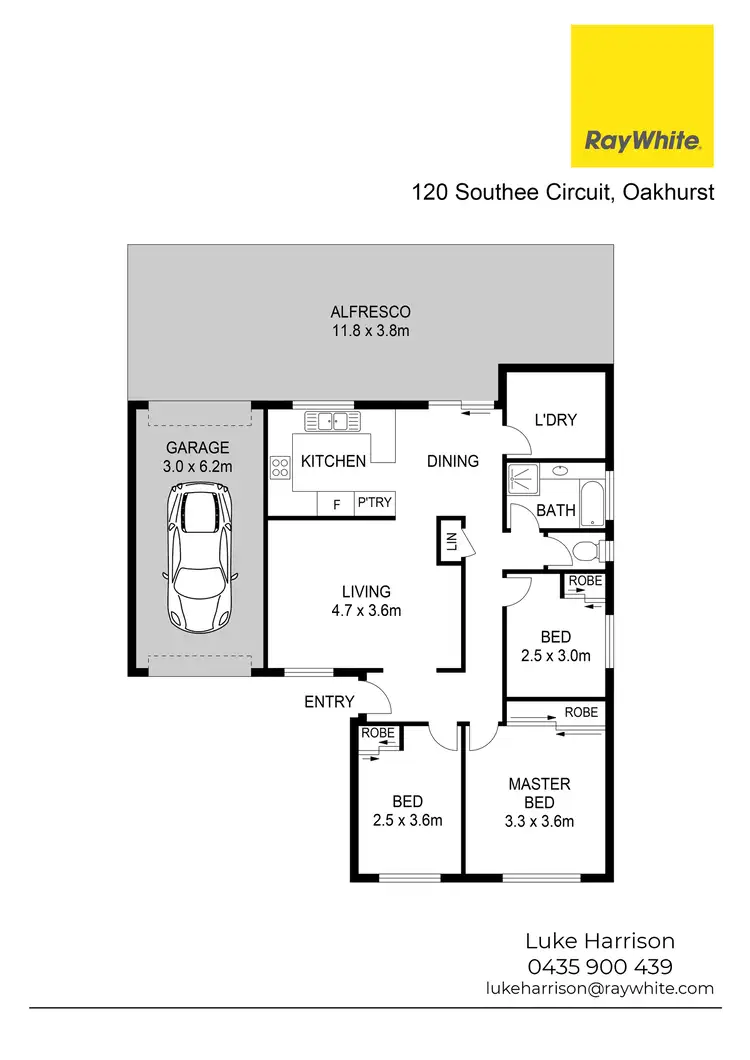 Floorplan of Homely house listing, 120 Southee Circuit, Oakhurst NSW 2761