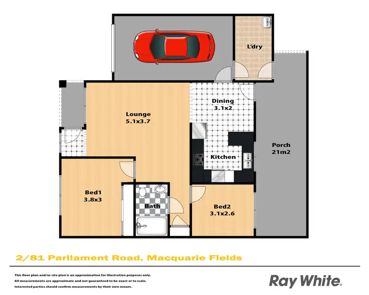 Floorplan of Homely house listing, 2/81 Parliament Road, Macquarie Fields NSW 2564