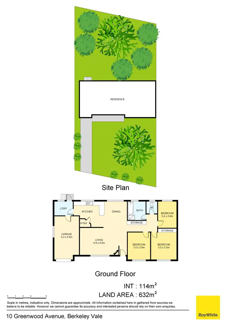 Floorplan of Homely house listing, 10 Greenwood Avenue, Berkeley Vale NSW 2261